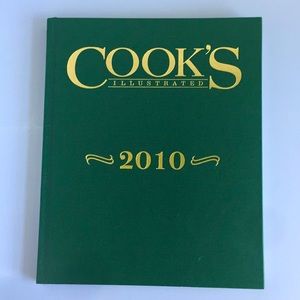 Cook's Illustrated Hardcover 2010 Recipe Book